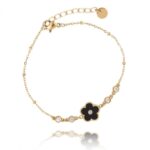 Brățară pentru mână placata cu aur de 14k, model deosebit, Naiara®