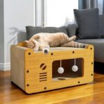 Casuță pentru pisică - adăpost, pat, 56 cm, Naiara®