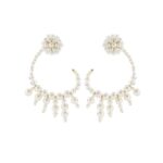 Cercei lungi statement cu perle și cristale – model elegant și sofisticat, Naiara®