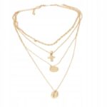 Colier cu 4 lantisoare dimensiuni diferite, intre 36-60 cm, Naiara®