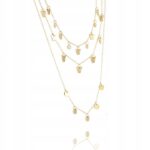 Colier din oțel chirurgical placat cu aur de 14K, Naiara®