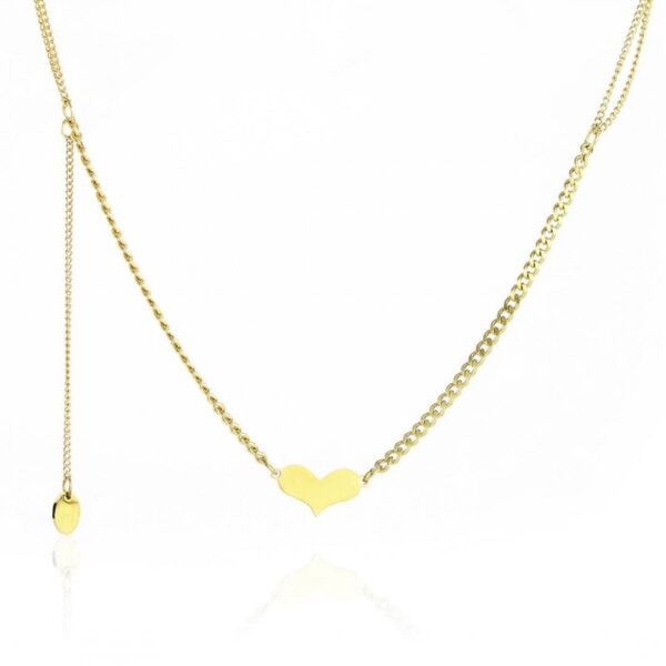 Colier elegant din oțel chirurgical – durabilitate și rafinament într-un design clasic, lungime 44 cm, Naiara®