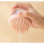 Dispozitiv masaj pentru scalp cu dispenser pentru ulei si masca pentru par, Naiara®