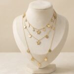 Colier din oțel chirurgical placat cu aur de 14K, Naiara®