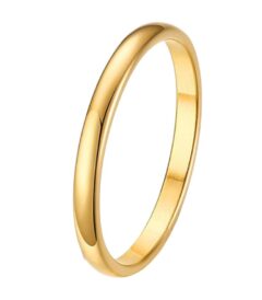 Inel elegant placat cu aur 18K – design clasic și rafinat, Naiara®