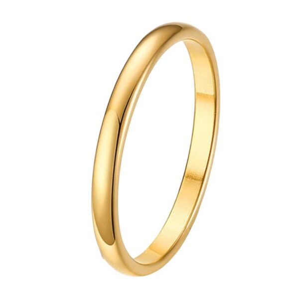 Inel elegant placat cu aur 18K – design clasic și rafinat, Naiara®