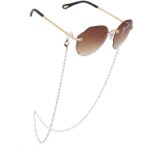 Lanț pentru ochelari cu perle și cristale, lungime 73 cm, Naiara®