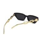 Ochelari de soare cu ramă neagră si cu zale aurii, Naiara®