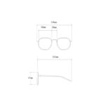 Ochelari de soare de calitate superioară cu cadru metalic și protecție UV 400, Naiara®