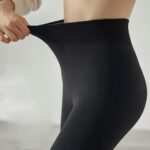 Colanți damă îmblăniți cu talie înaltă – model călduros pentru iarnă, Noem®