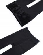 Colanți damă îmblăniți cu talie înaltă – model călduros pentru iarnă, Noem®