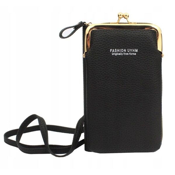 Mini geantă damă – portofel pentru telefon, clutch sau crossbody, 20 x 11cm, Noem®