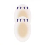 Plasture din silicon pentru calcaie, protejează împotriva presiunii și frecării, Noem®