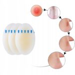 Plasture din silicon pentru calcaie, protejează împotriva presiunii și frecării, Noem®