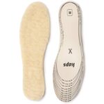 Set 2 Branturi tip talpic cu spuma izolatoare de latex acoperite cu blana de miel, 36-46, Noem®