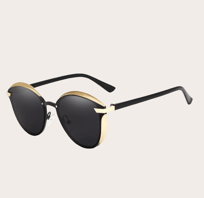 26.06.2026_09.47.57_REC_bg_F1ECE8 Ochelari de soare damă tip cat-eye – model elegant Kingseven, negrii - imagine 1