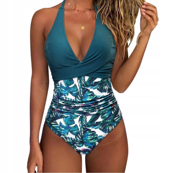 Costum de baie întreg modelator damă – push-up, design elegant, Noem®