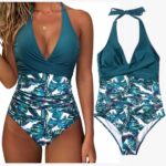 Costum de baie întreg modelator damă – push-up, design elegant, Noem®
