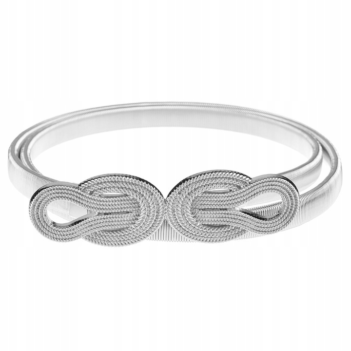 Curea tip brățară metalica pentru talie,accesoriu Elegant pentru Rochii sau Ținute de Ocazie, elastica, lungime maxima 125 cm, Noem Curea tip brățară metalica pentru talie,accesoriu Elegant pentru Rochii sau Ținute de Ocazie, elastica, lungime maxima 125 cm, Noem