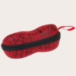 Toc Solid pentru ochelari, 16 x 7,5 x 7 cm, cu maner, Gonga® Rosu