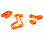Set 4 forme model diverse animale pentru aluat, Gonga® Portocaliu