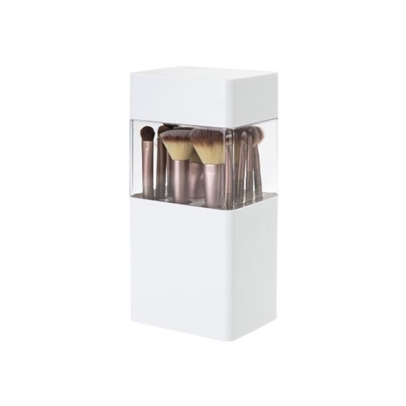 Organizator de pensule, Recipient de uscare pentru 12 pensule 22 x 10,5 x 8 cm, alb, Noem®