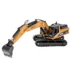 Excavator HULNA, 12 x 7 x 16cm, 1:50, metal/plastic, Gonga® Galben