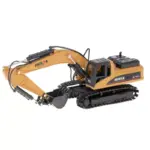 Excavator HULNA, 12 x 7 x 16cm, 1:50, metal/plastic, Gonga® Galben - imagine 4