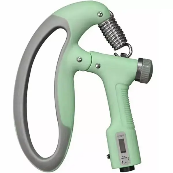 Flexor pentru exercitii antebrat, ajustabil, rezistenta 10-100kg, contor electronic cu 4 cifre, Gonga® Verde