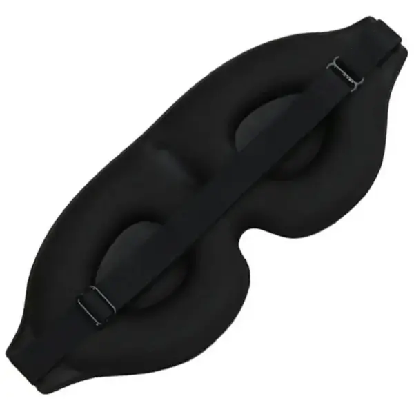 Mască pentru ochi din material respirabil, 3D, Gonga® Negru