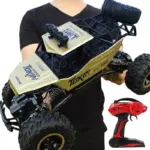 Masina de jucarie Rock Crawler, cu telecomanda, 4X4, Gonga® Auriu - imagine 2