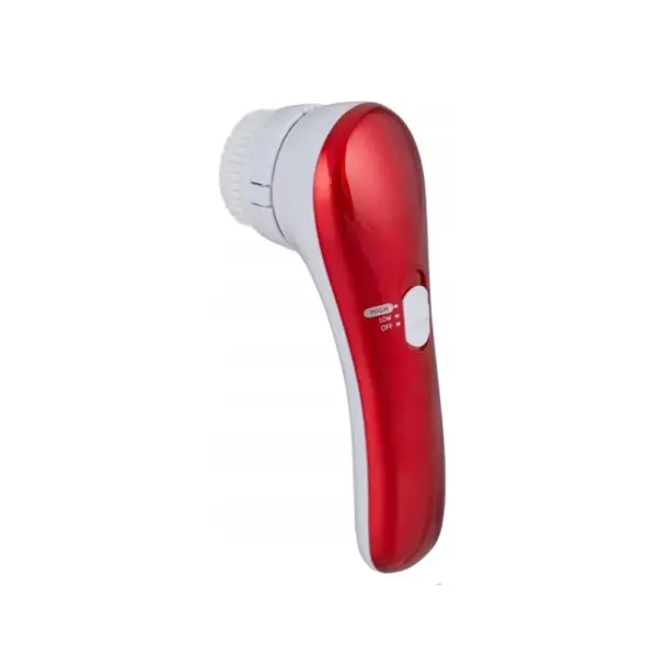 Perie pentru curățare facială 2 in 1, Gonga® Rosu