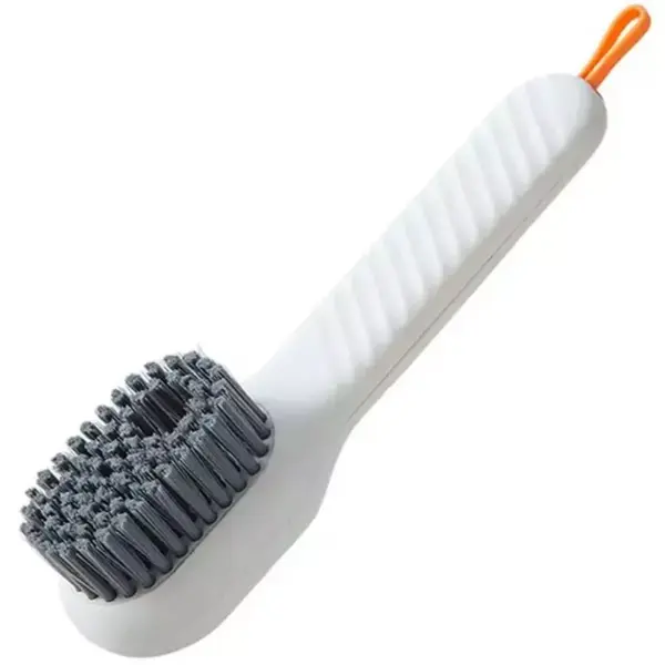 Perie multifunctionala cu recipient suplimentar pentru lichid si pulverizator, Gonga® Alb