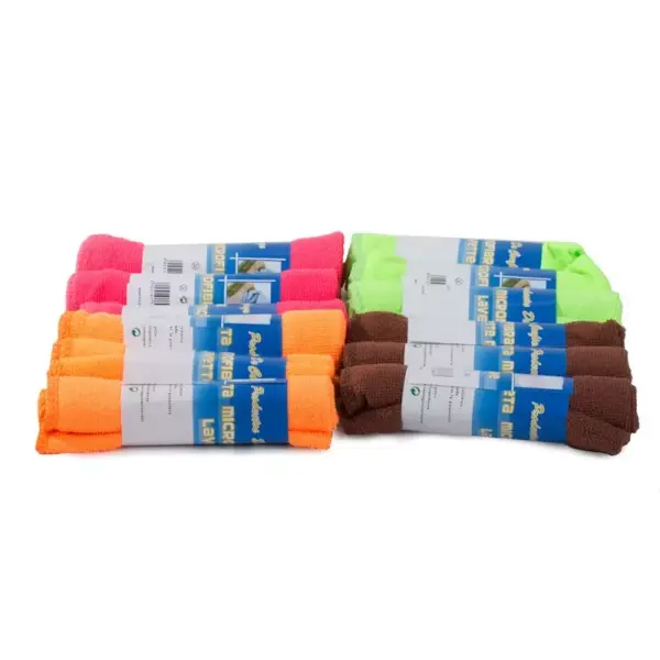 Set 12 lavete din microfibre pentru curatat, Gonga® Multicolor
