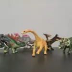 Set 6 figurine, model dinozaur, Gonga® Multicolor - imagine 7