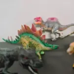Set 6 figurine, model dinozaur, Gonga® Multicolor - imagine 8