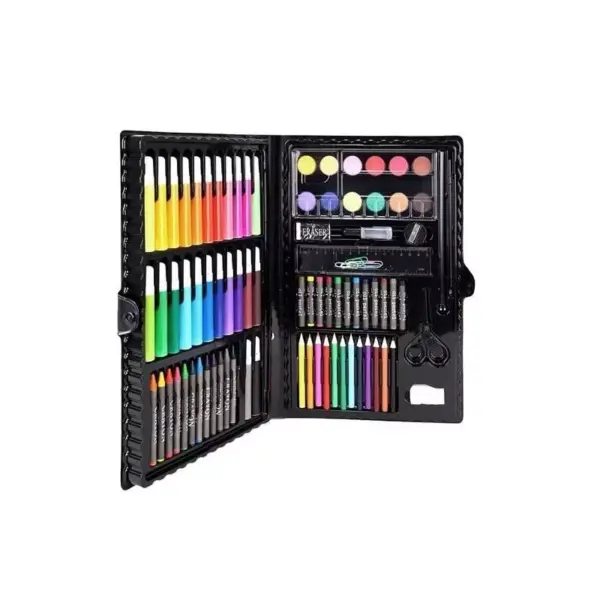 Set 86 elemente pentru pictura si desen, Gonga® Negru