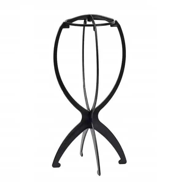 Suport perucă, negru, Gonga® Negru