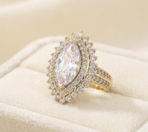 Inel placat cu aur 14K